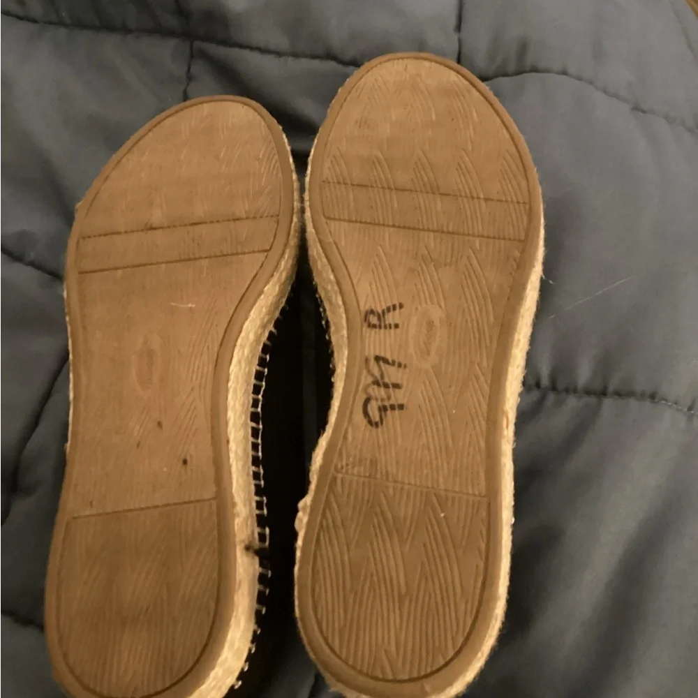 Dr Scholls Sunray Faux Suede Slip on Platform Espadrille